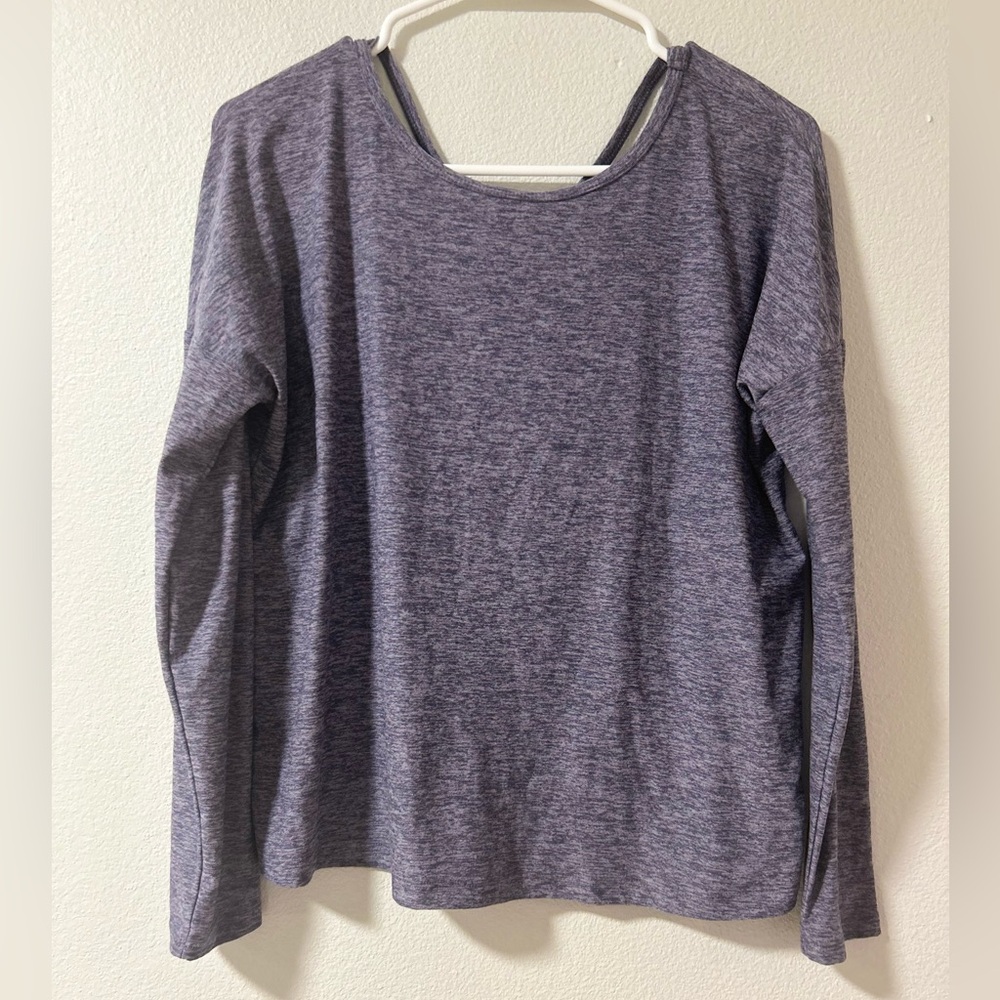Beyond Yoga Long Sleeve Criss Cross Back Top Size XS